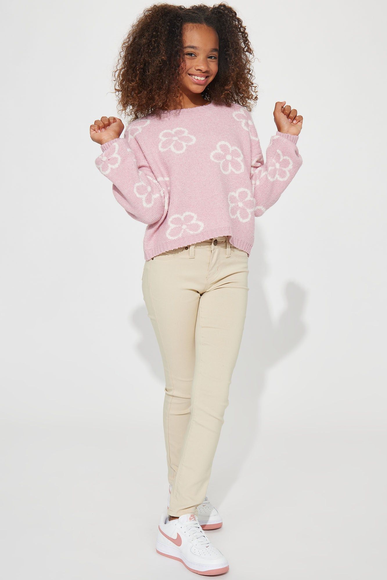 Mini Come To The Garden Pullover Sweater - Lavender/combo sold by Fashion Nova product image thumbnail 2