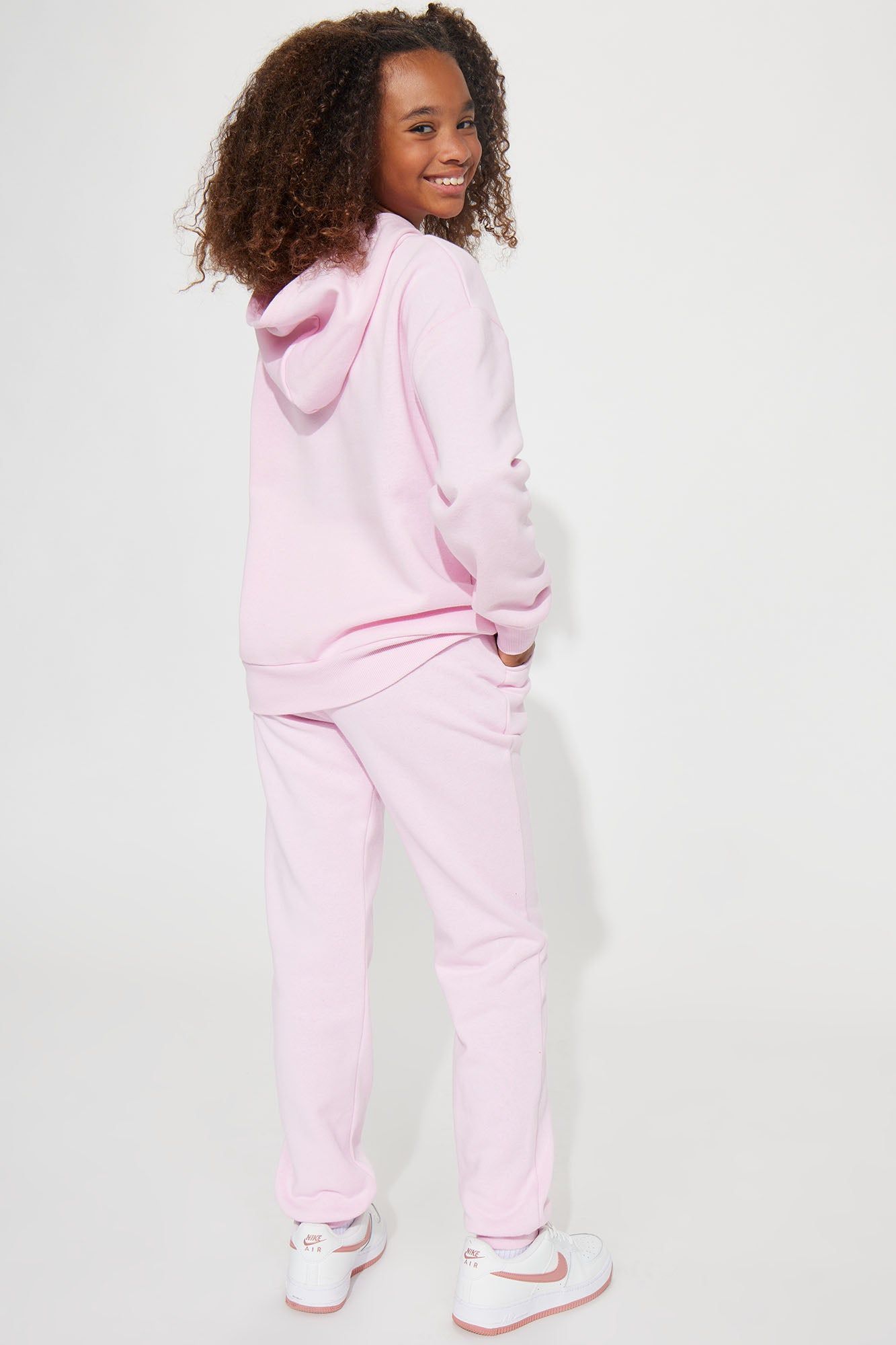 Mini Be Kind Fleece Jogger Set - Pink sold by Fashion Nova product image thumbnail 4