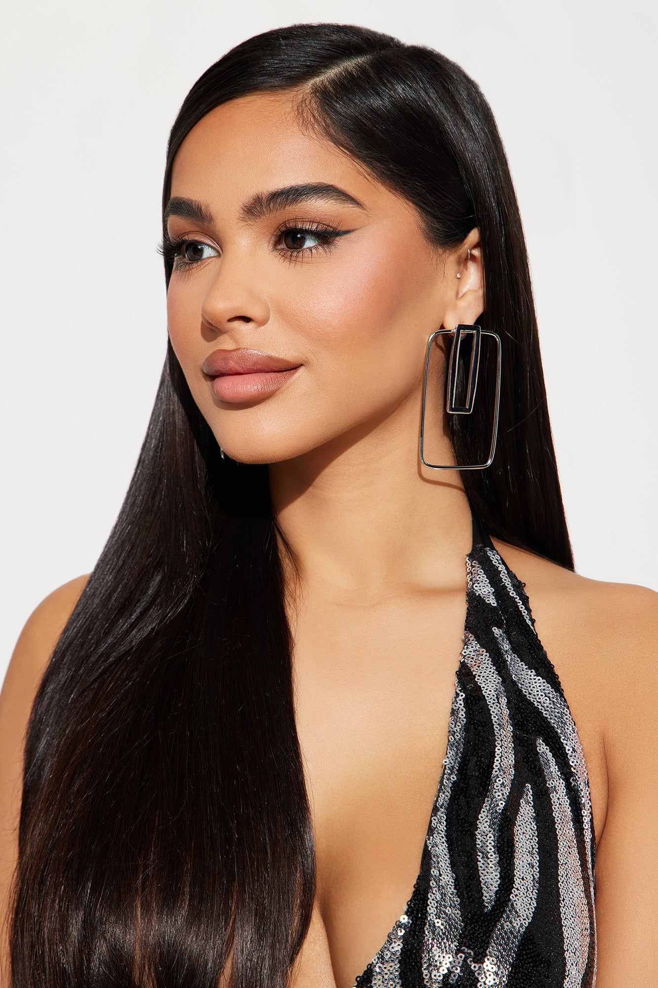 The Simple Life Drop Earrings - Silver sold by Fashion Nova product image thumbnail 2