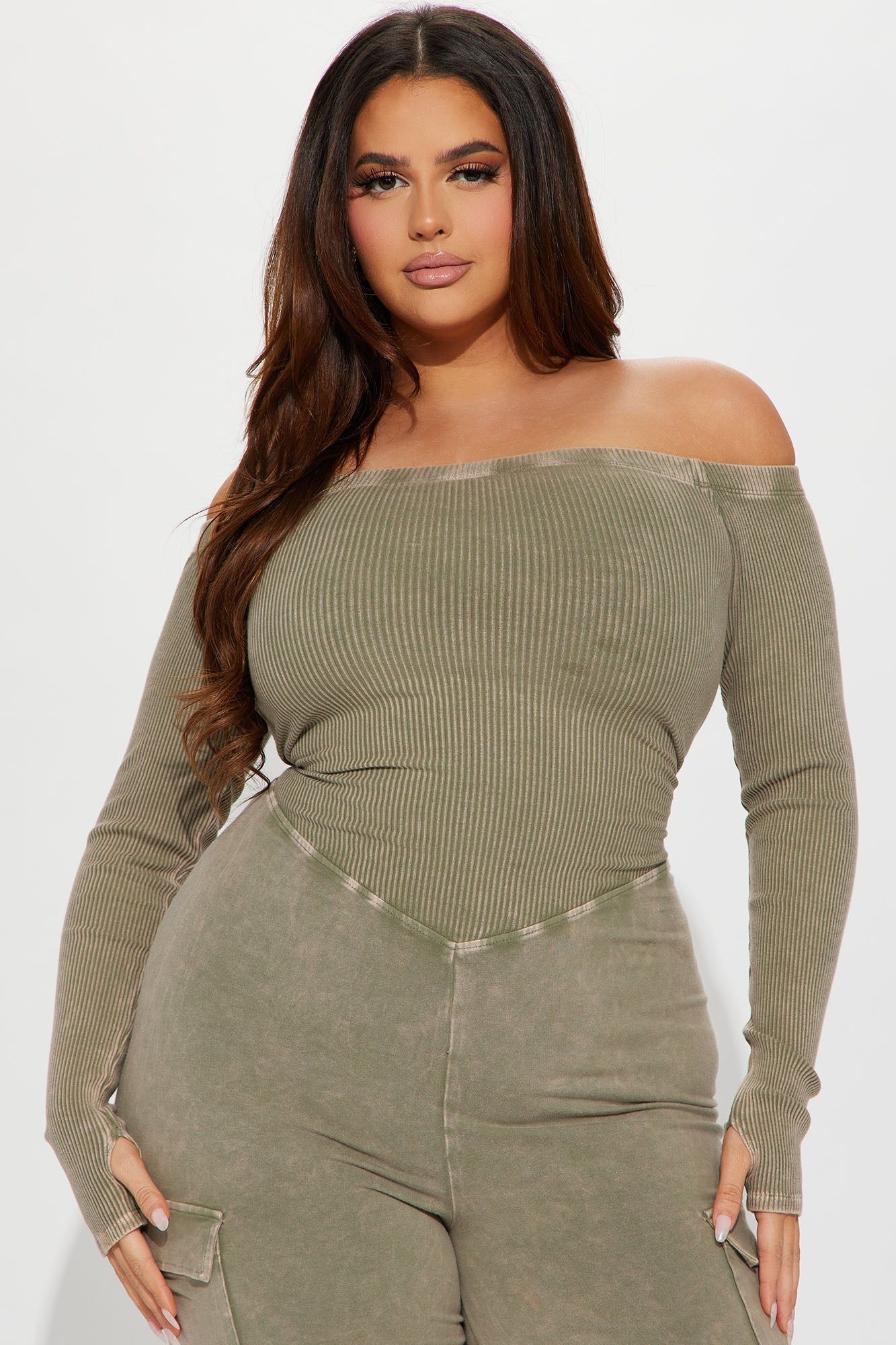Not An Issue Washed Jumpsuit - Olive sold by Fashion Nova product image thumbnail 5