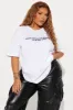In My DMs Oversized Tee - White sold by Fashion Nova