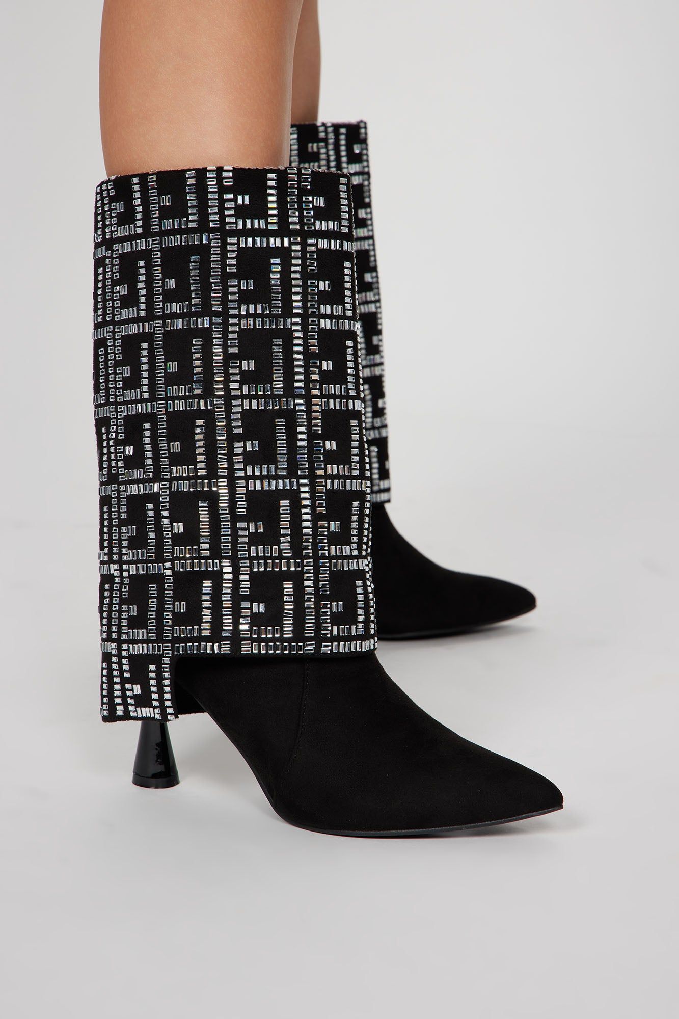 Sparkle All Night Booties - Black sold by Fashion Nova product image thumbnail 3