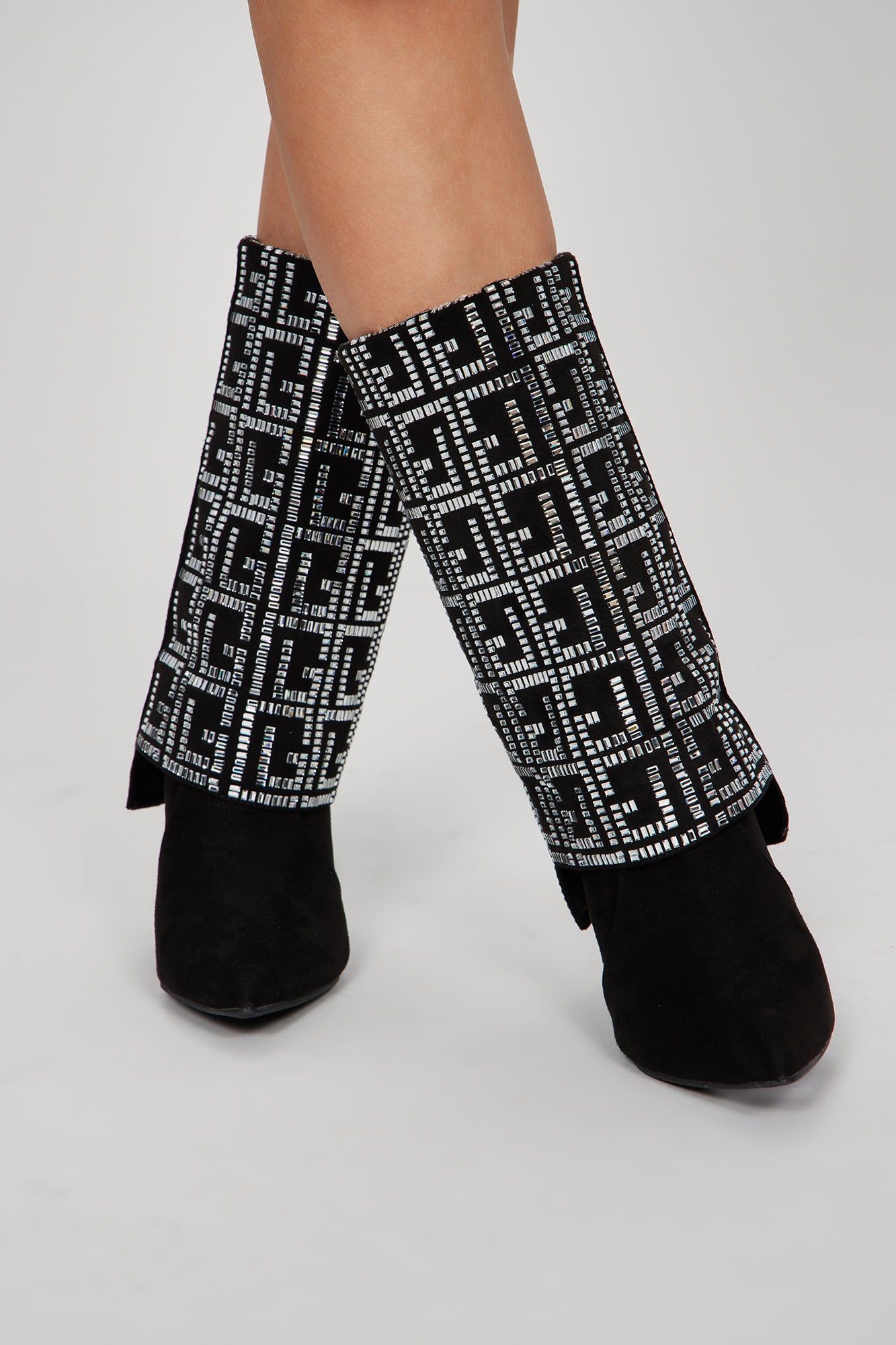 Sparkle All Night Booties - Black sold by Fashion Nova product image thumbnail 2