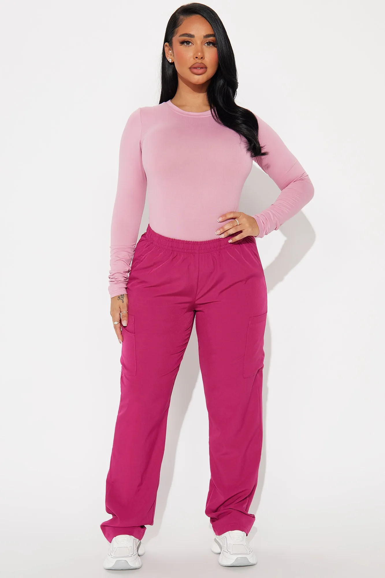Stretch Uniform UnderScrub Shirt - Pink sold by Fashion Nova product image thumbnail 2