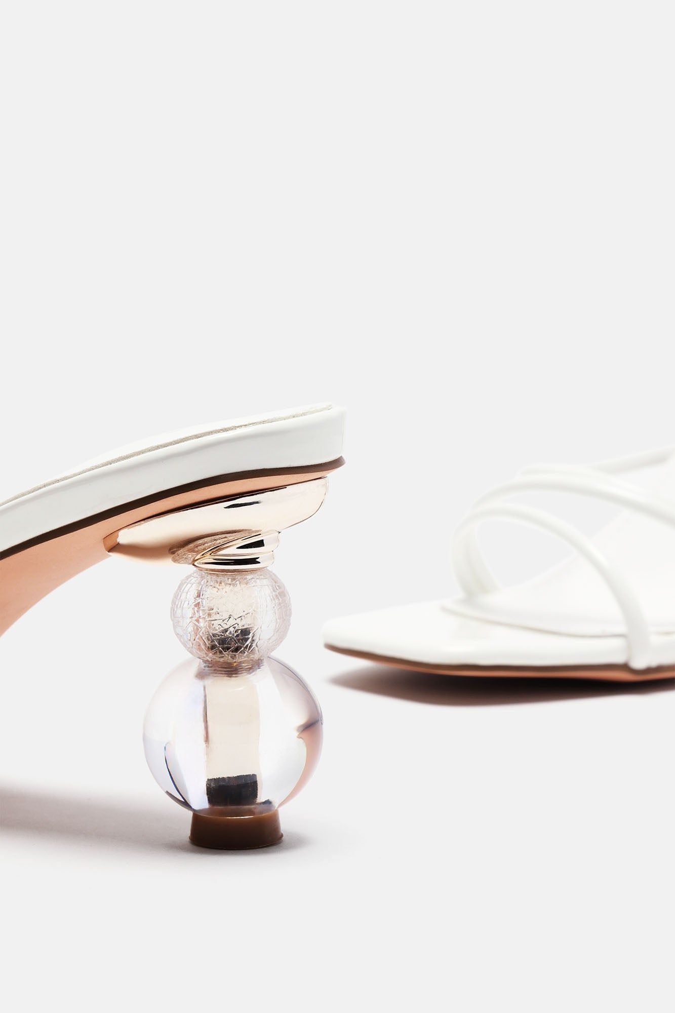 Stay Calling Me Heeled Sandals - White sold by Fashion Nova product image thumbnail 4