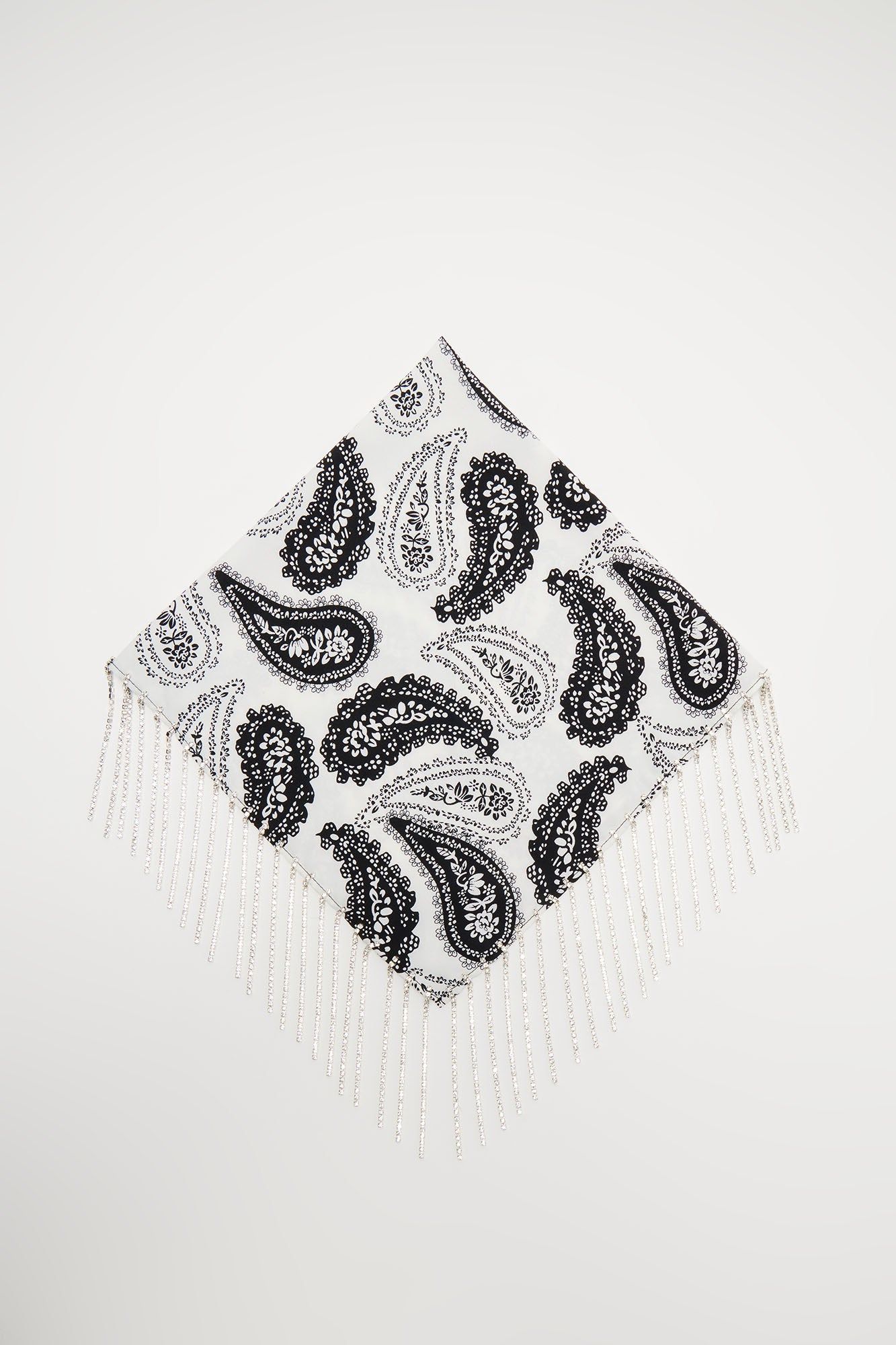 Southern Charm Bandana - White/Black sold by Fashion Nova product image thumbnail 2