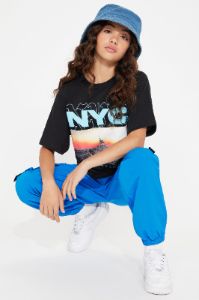 Mini Where Dreams Begin NYC T-Shirt - Black sold by Fashion Nova