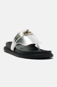 All Time Favorite Flat Sandals - Silver sold by Fashion Nova