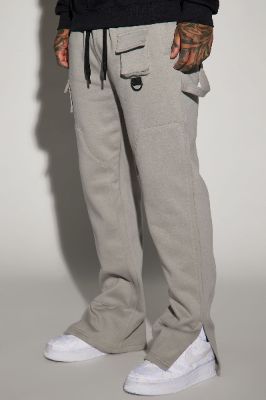 Keep It Going Carpenter Sweatpants - Grey sold by Fashion Nova