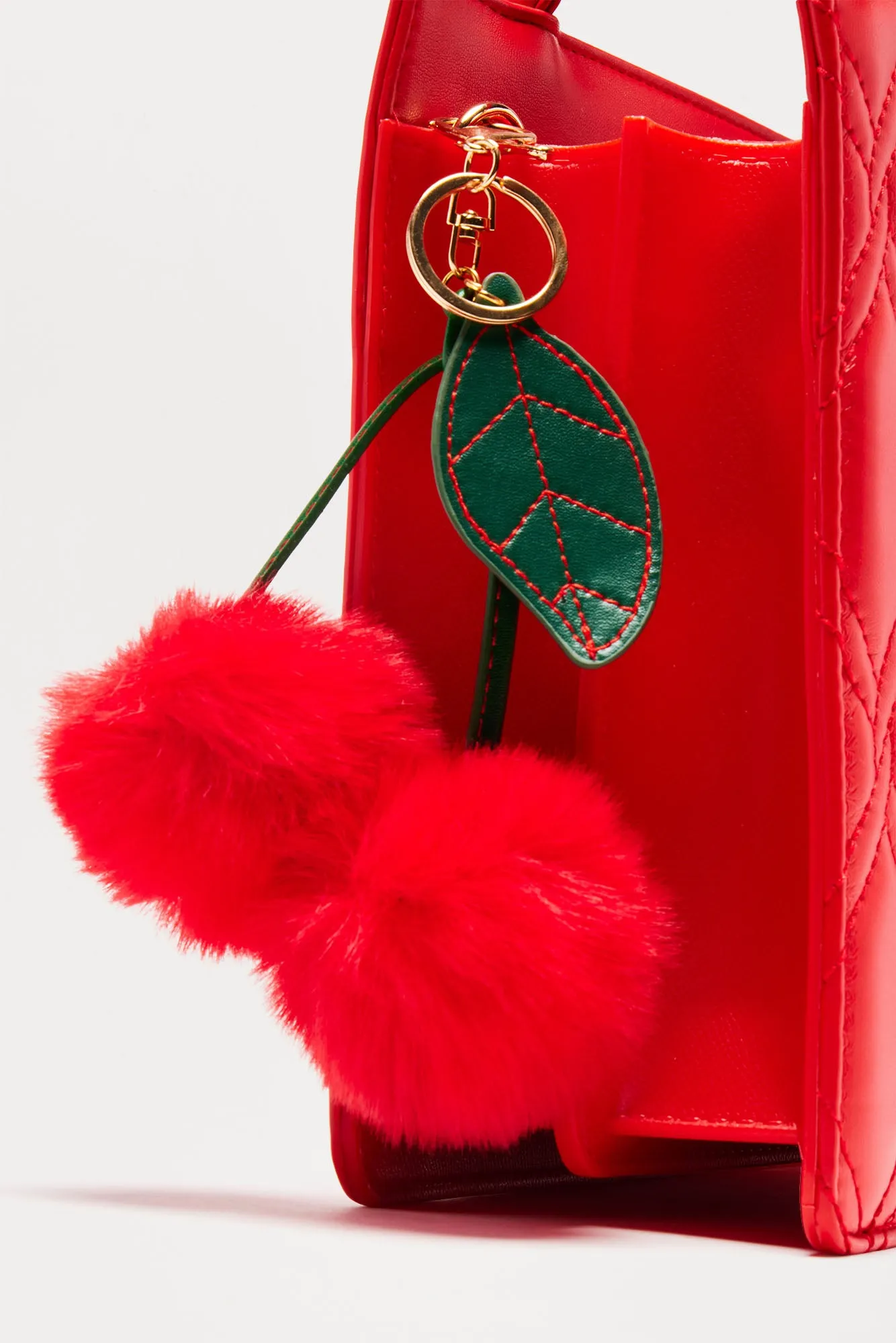 Cherry Lady Handbag Charm - Red sold by Fashion Nova product image thumbnail 2
