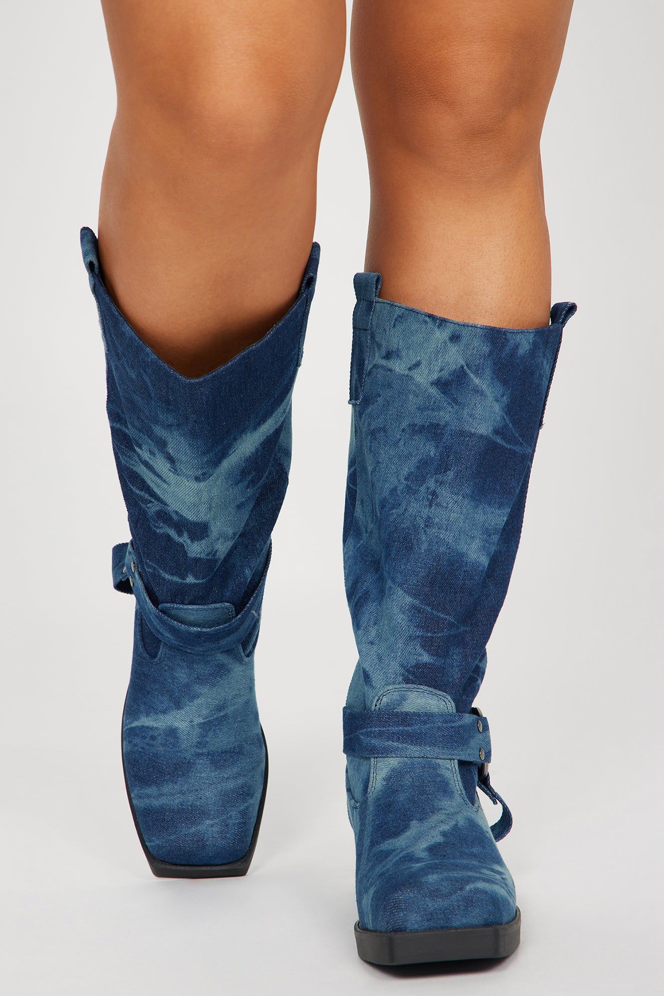 Goin' Riding Knee High Boots - Denim sold by Fashion Nova product image thumbnail 2