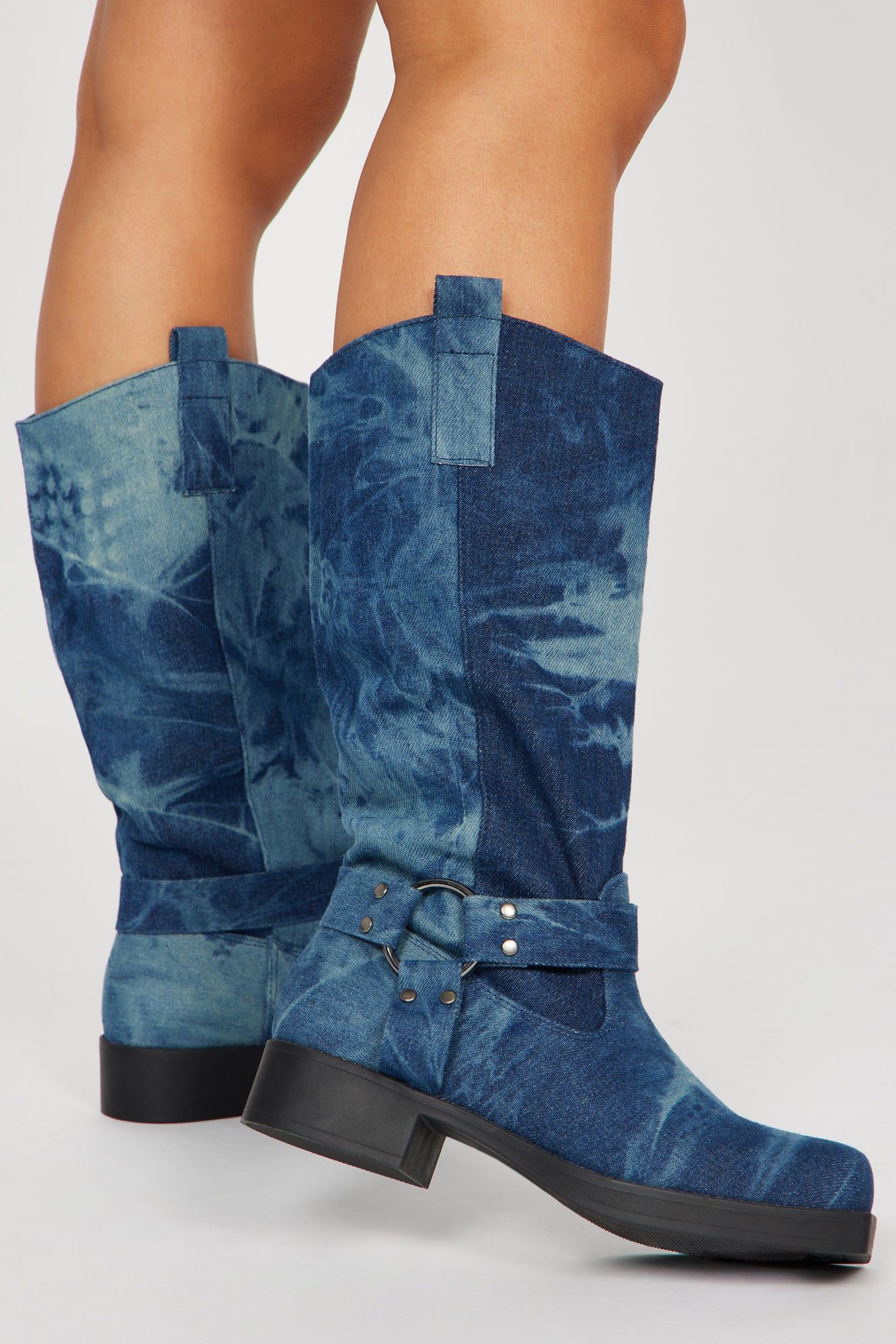 Goin' Riding Knee High Boots - Denim sold by Fashion Nova product image thumbnail 3