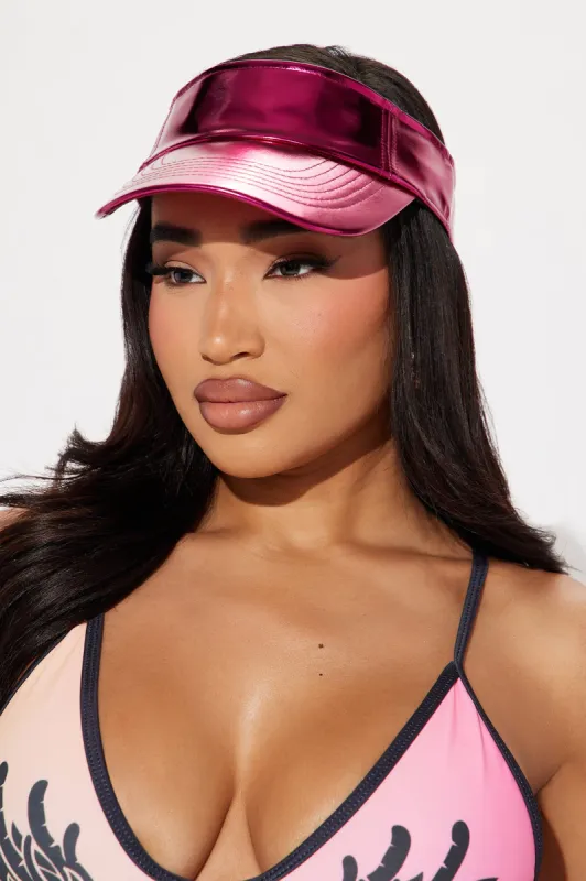 Tanning Season Visor - Pink sold by Fashion Nova