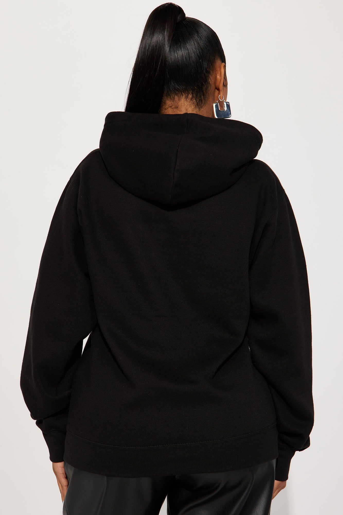 Beware Of Love Hoodie - Black sold by Fashion Nova product image thumbnail 4