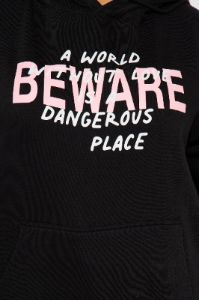 Beware Of Love Hoodie - Black sold by Fashion Nova