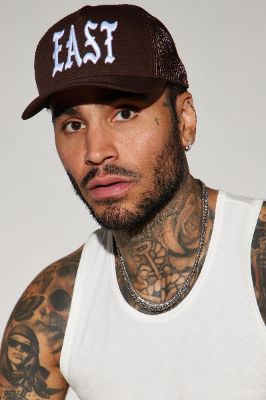 East Side Twill Trucker Hat - Dark Brown sold by Fashion Nova