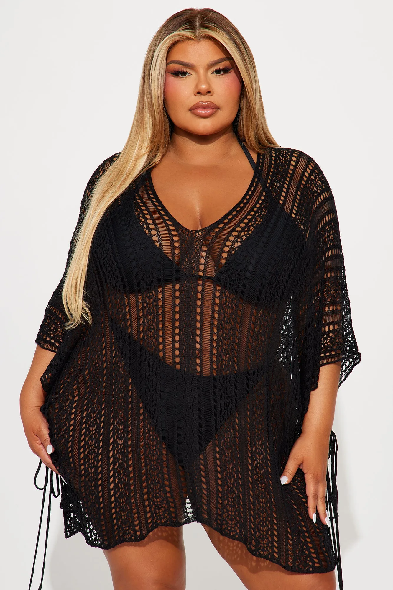 Althea Swim Cover Up - Black sold by Fashion Nova product image thumbnail 4