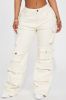 Elliana Cargo Pant - Ivory sold by Fashion Nova