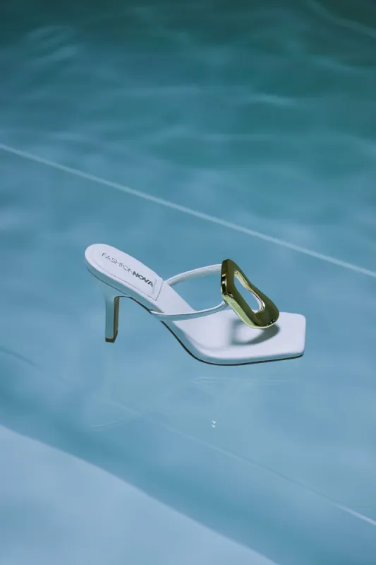 Social Season Mules - Cream sold by Fashion Nova