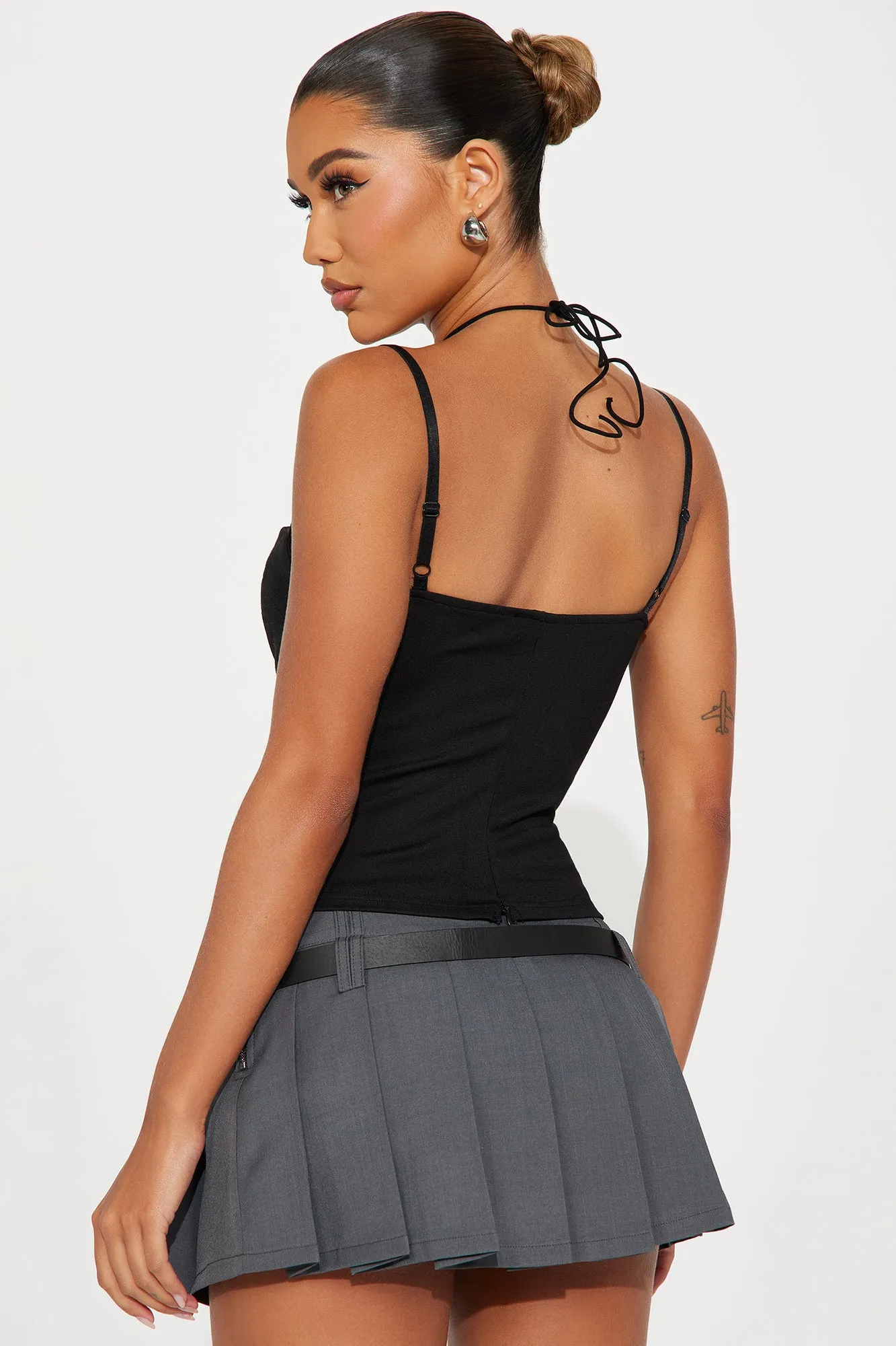 Pour It Up Cut Out Top - Black sold by Fashion Nova product image thumbnail 3