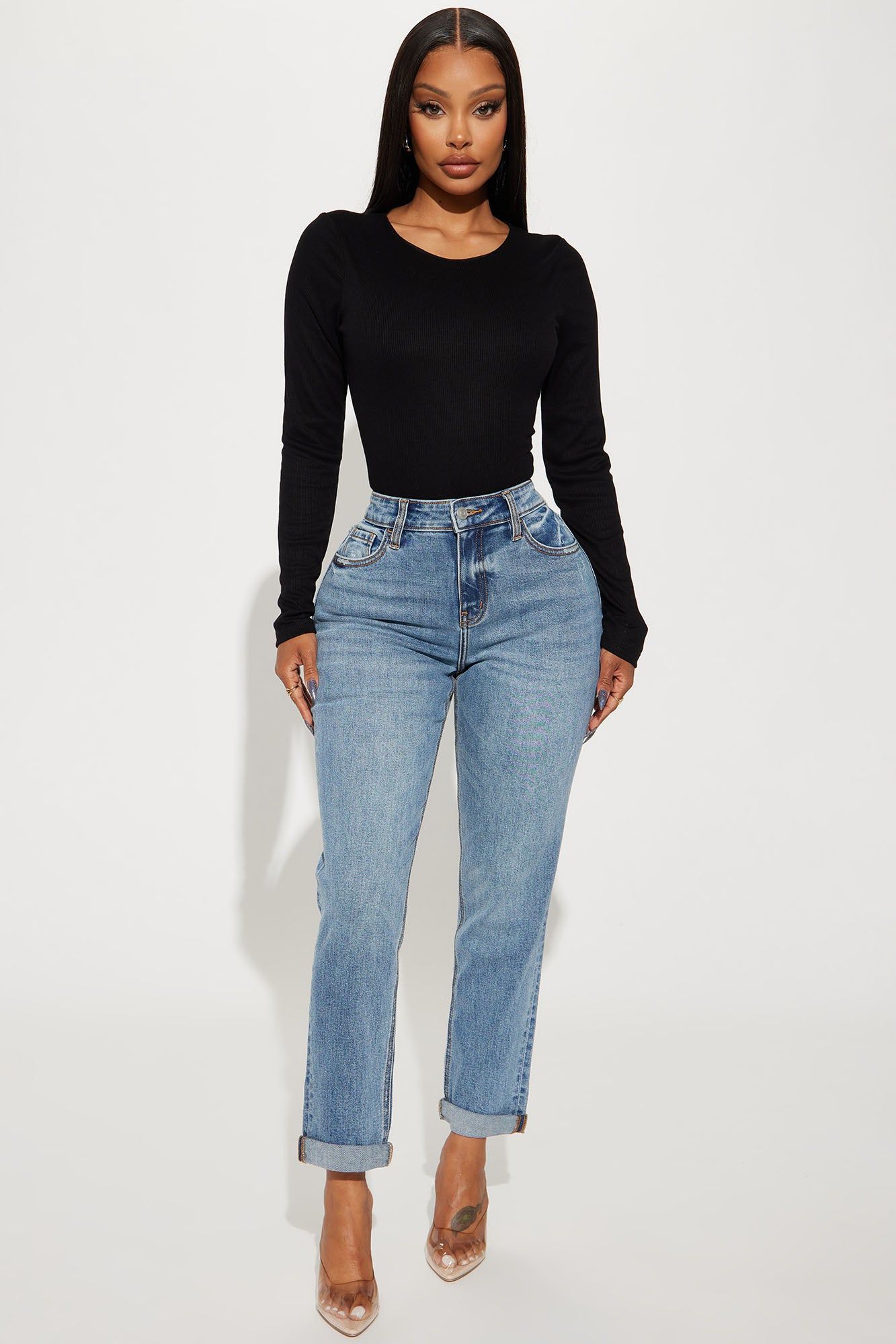 Brandi Long Sleeve Top - Black sold by Fashion Nova product image thumbnail 2