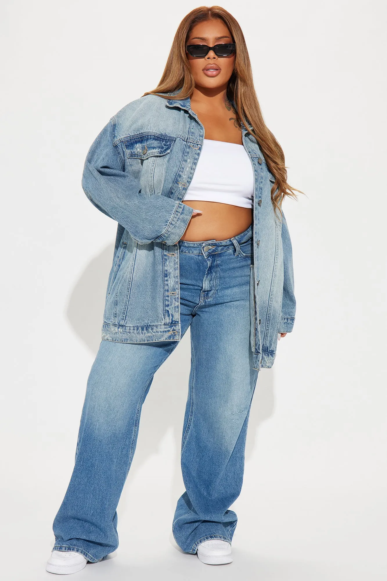 Losing Focus Denim Trucker Jackets - Light Wash sold by Fashion Nova product image thumbnail 5