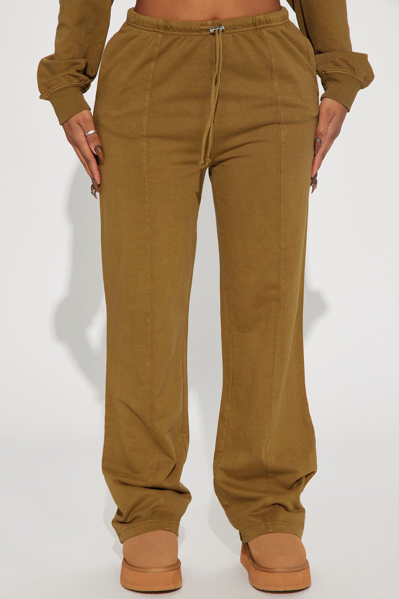 Take It Easy Lounge Pant - Brown sold by Fashion Nova product image thumbnail 2
