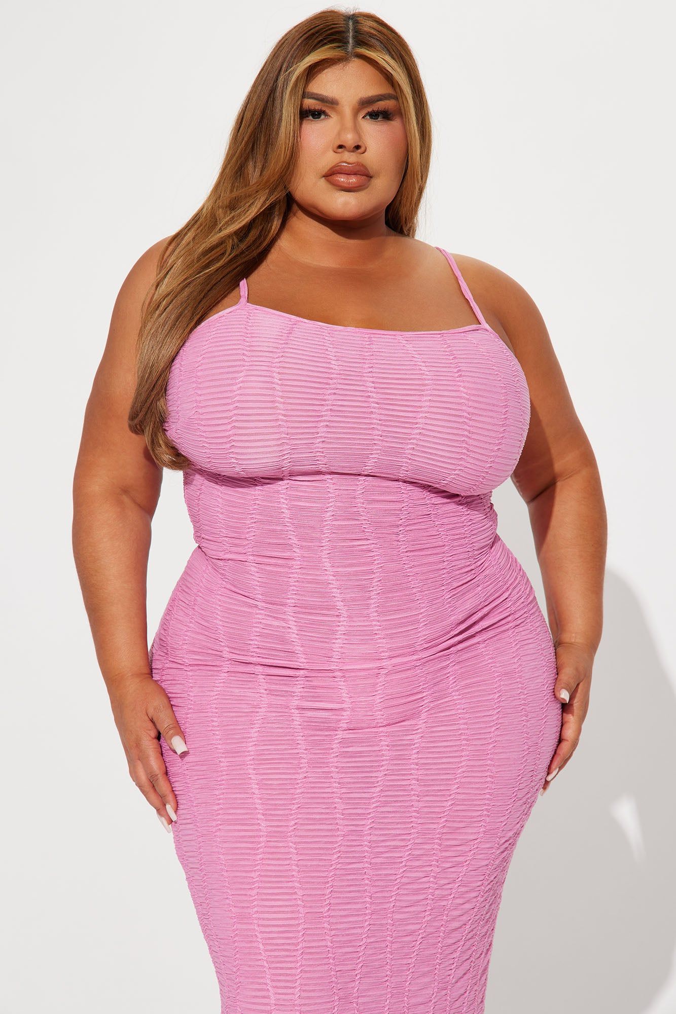 Ari Textured Maxi Dress - Pink sold by Fashion Nova product image thumbnail 5