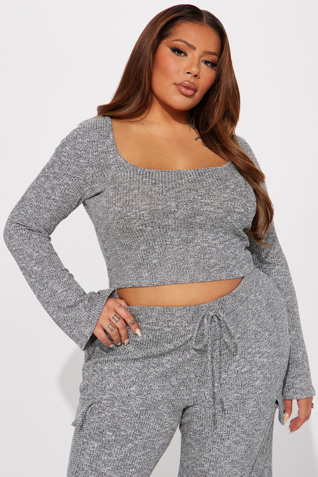 Wanderlust Cargo Pant Set - Grey sold by Fashion Nova product image thumbnail 5