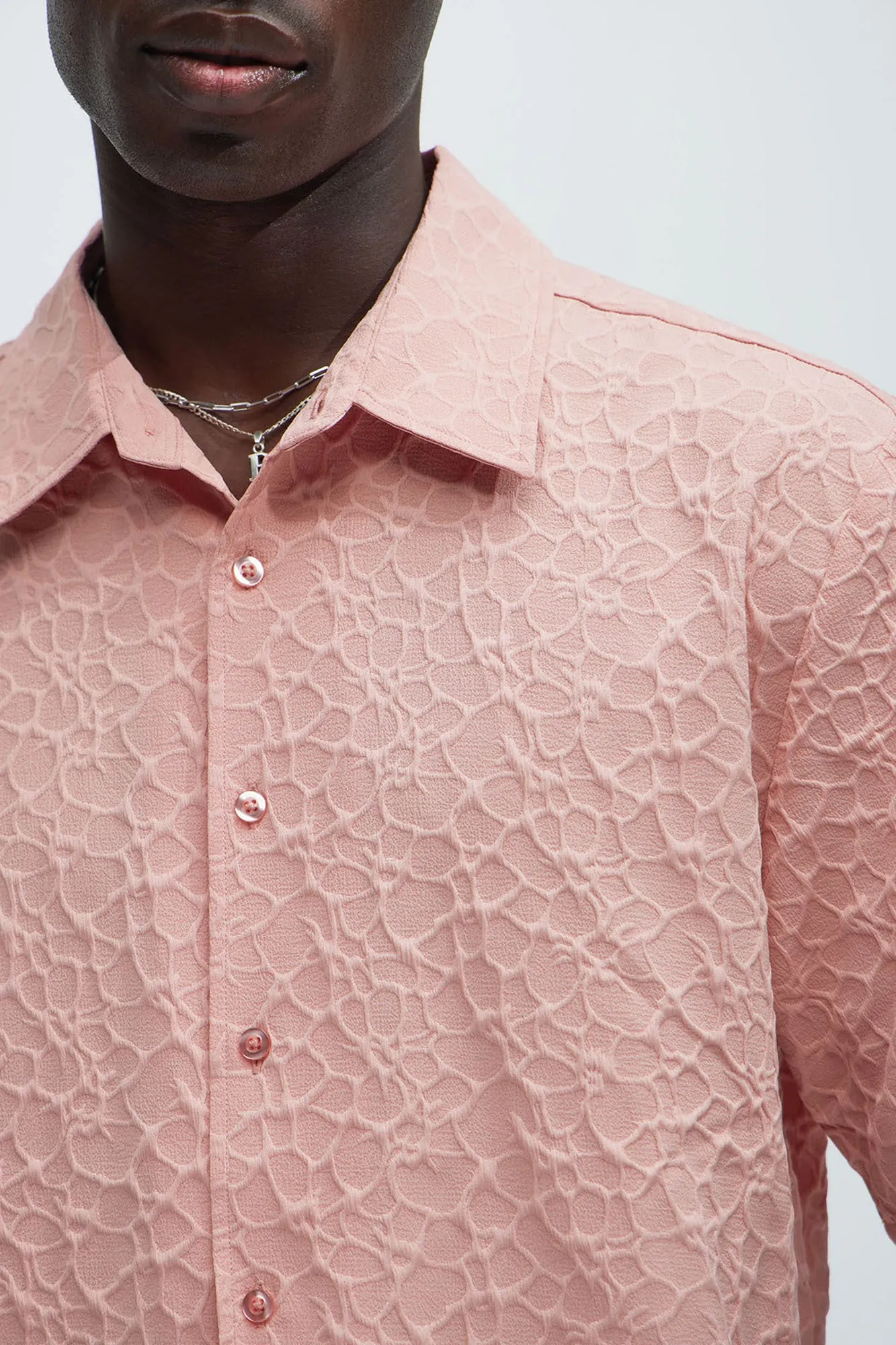 Atkinson Jacquard Shirt - Mauve sold by Fashion Nova product image thumbnail 3