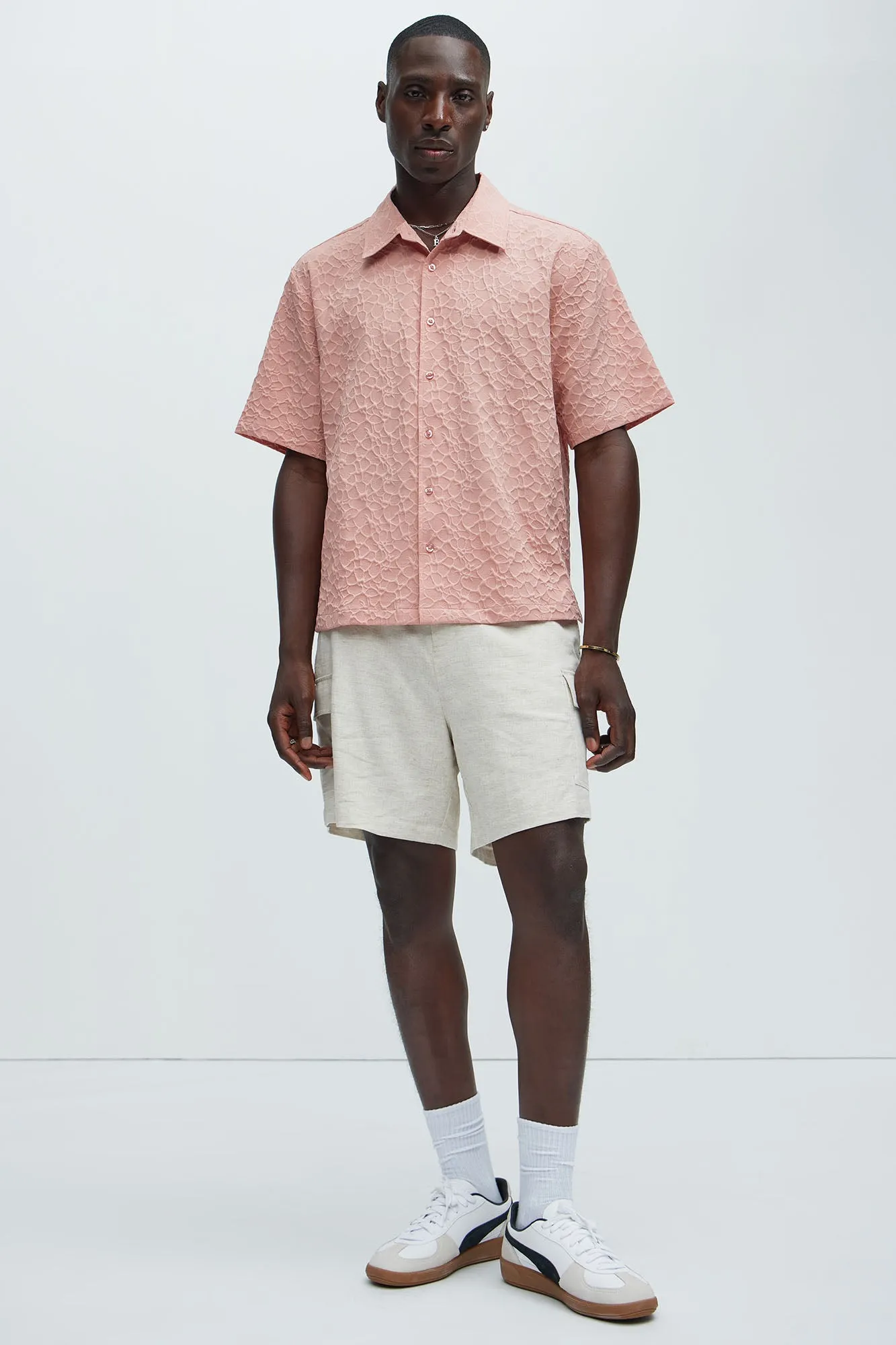 Atkinson Jacquard Shirt - Mauve sold by Fashion Nova product image thumbnail 2