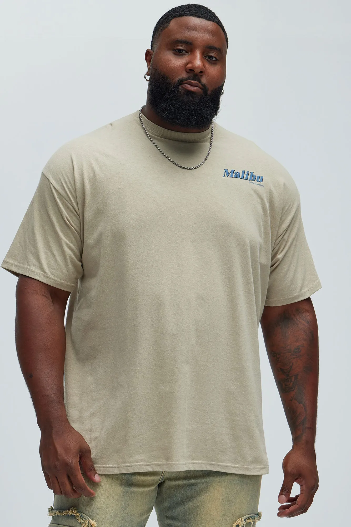 Malibu Beach Vibe Short Sleeve Tee - Sand sold by Fashion Nova product image thumbnail 5