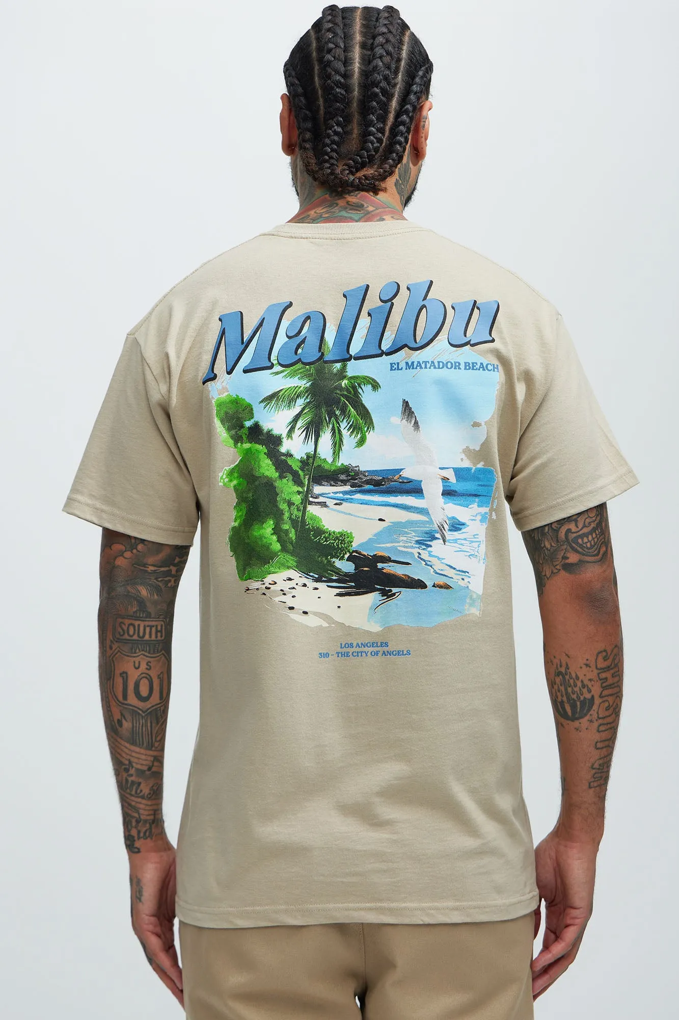 Malibu Beach Vibe Short Sleeve Tee - Sand sold by Fashion Nova product image thumbnail 4