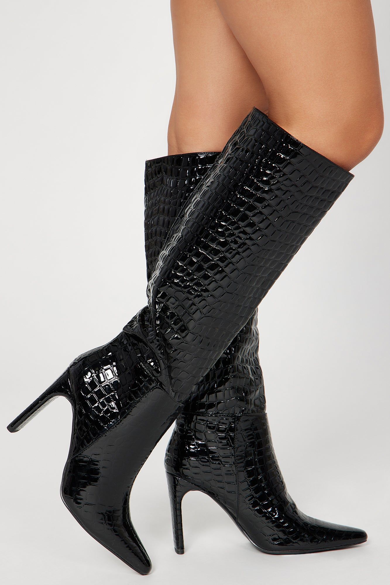 Perfect Time Knee High Boots - Black sold by Fashion Nova product image thumbnail 2