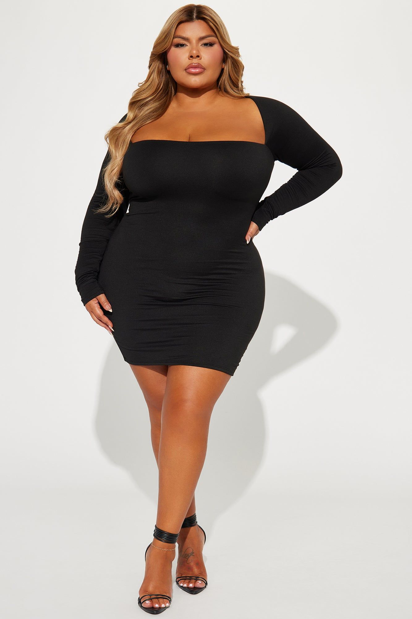 Jenna Double Lined Mini Dress - Black sold by Fashion Nova product image thumbnail 5