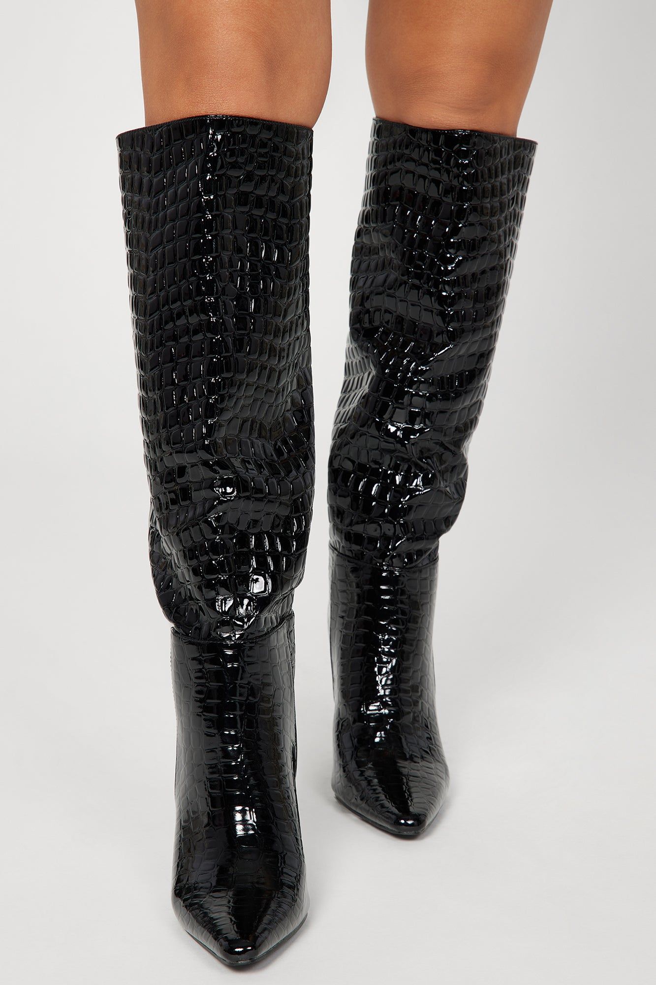 Perfect Time Knee High Boots - Black sold by Fashion Nova product image thumbnail 3