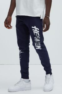 Heaven Sent Jogger - Navy sold by Fashion Nova