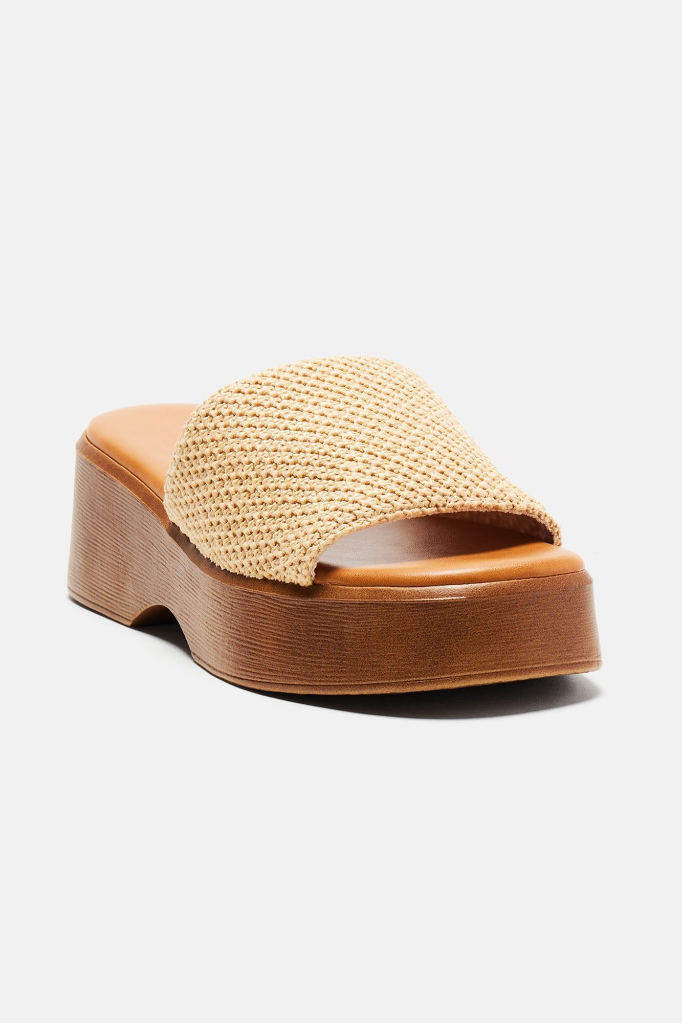 Elaina Wedges - Natural/Combo sold by Fashion Nova product image thumbnail 2