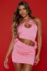 Stacy's Flower Mini Dress - Pink sold by Fashion Nova