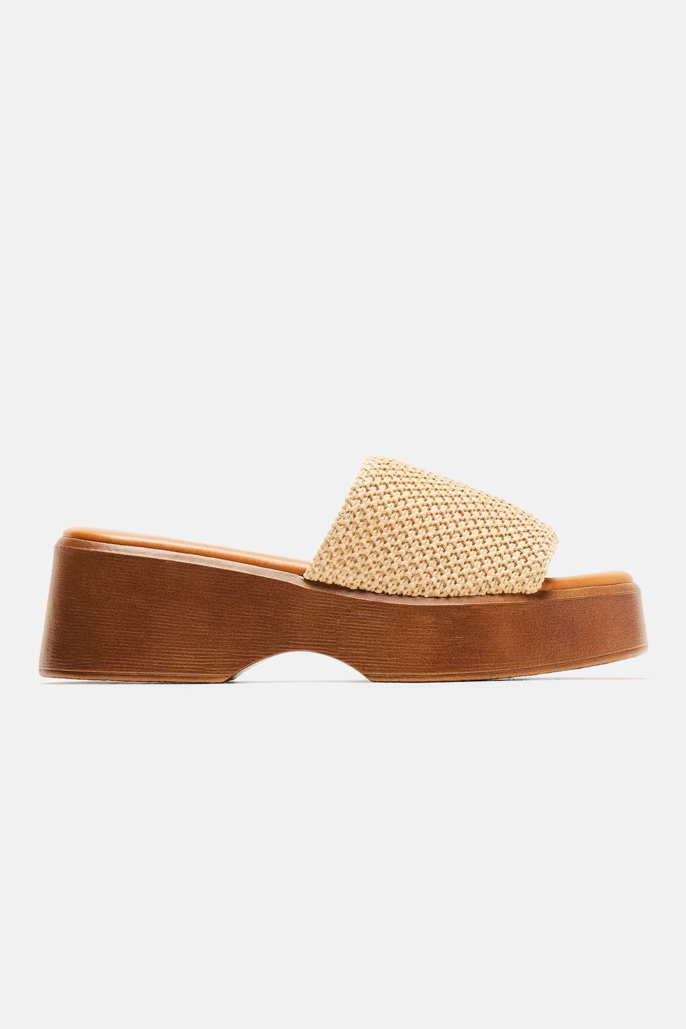 Elaina Wedges - Natural/Combo sold by Fashion Nova product image thumbnail 5