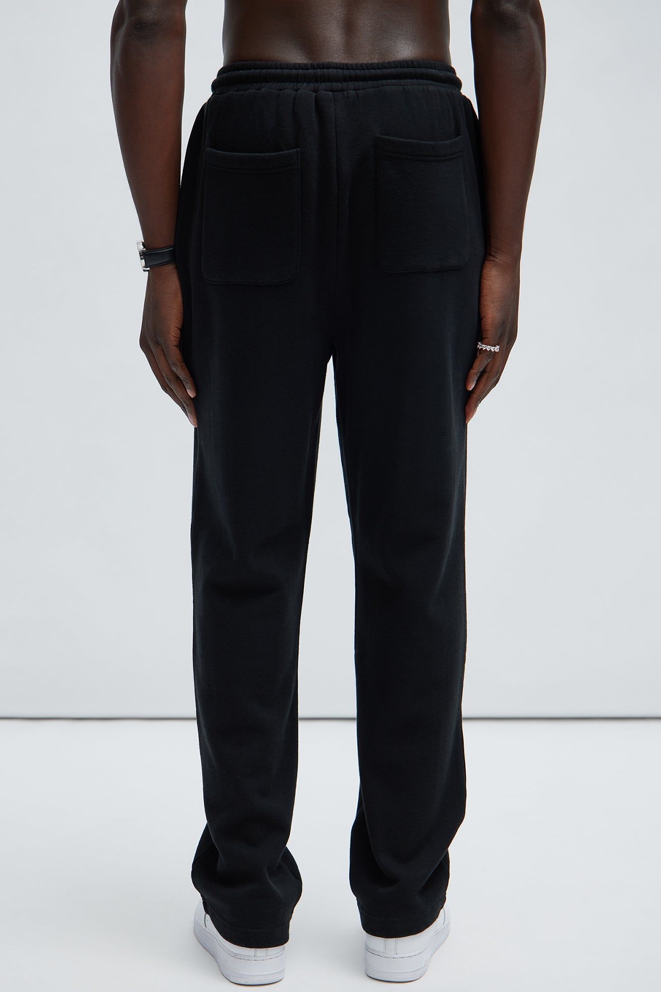 Slash It Tyson Straight Sweatpants - Black sold by Fashion Nova product image thumbnail 5