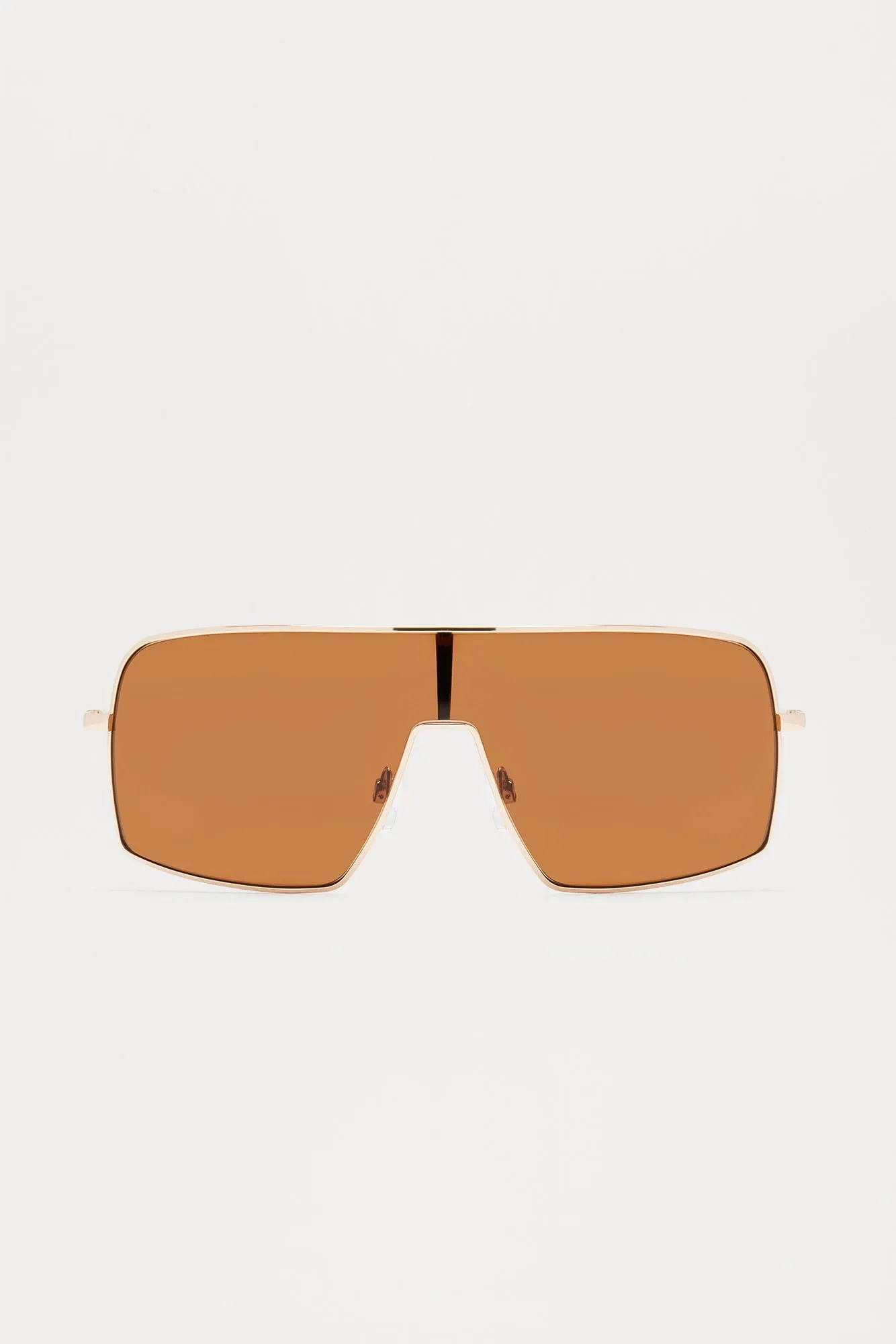 Hidden Pioneer Sunglasses - Gold/Brown sold by Fashion Nova product image thumbnail 3