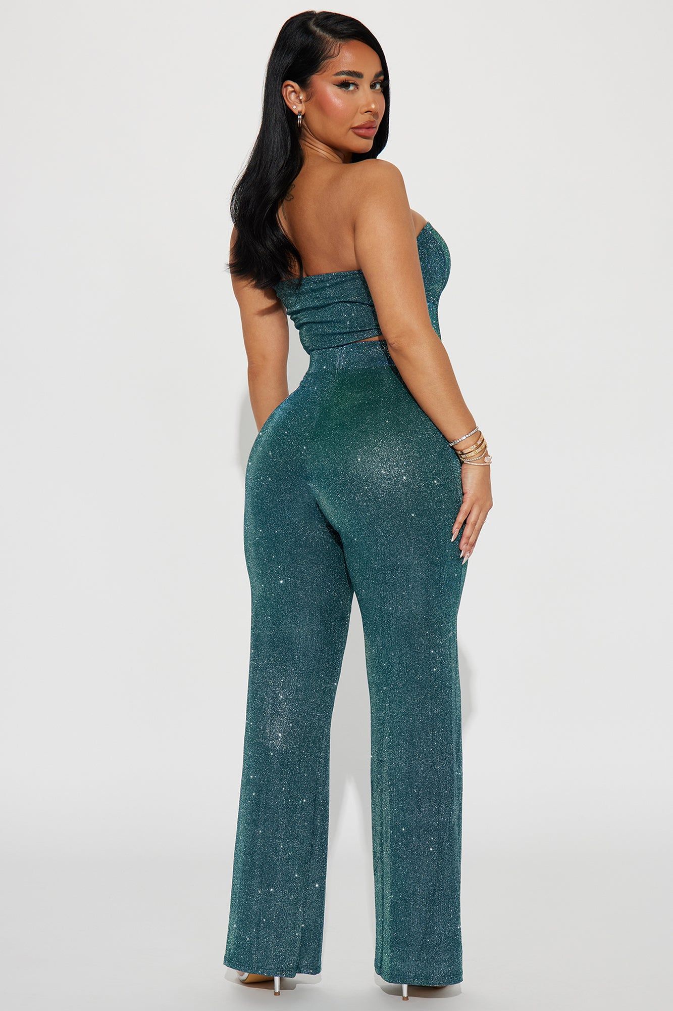 Lori Metallic Pant Set - Blue sold by Fashion Nova product image thumbnail 3