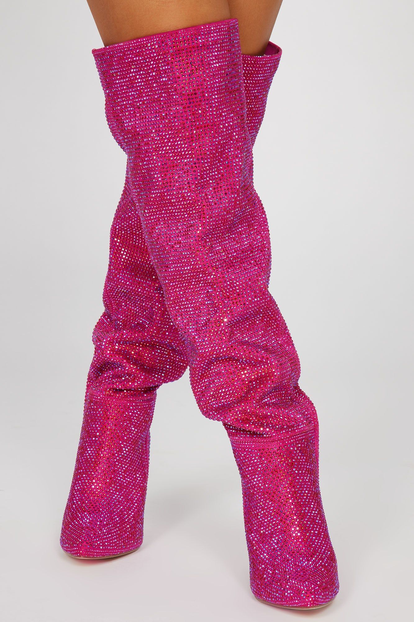 Carnival Nights Embellished Boots - Pink sold by Fashion Nova product image thumbnail 2