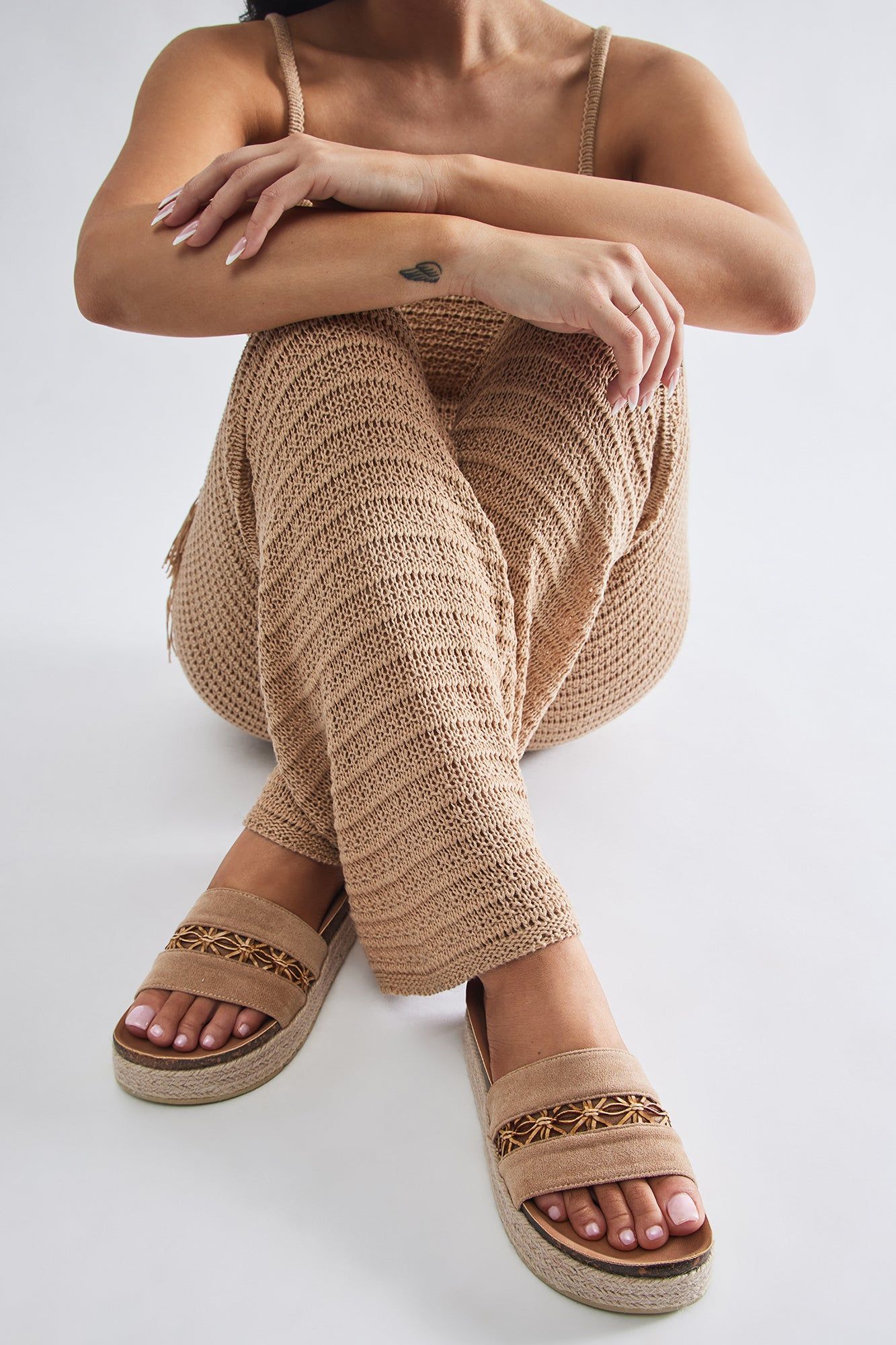 Chill With You Casual Slides - Nude sold by Fashion Nova product image thumbnail 3