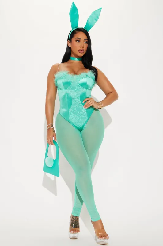 Cutest Sexy Bunny 5 Piece Costume Set - Mint sold by Fashion Nova