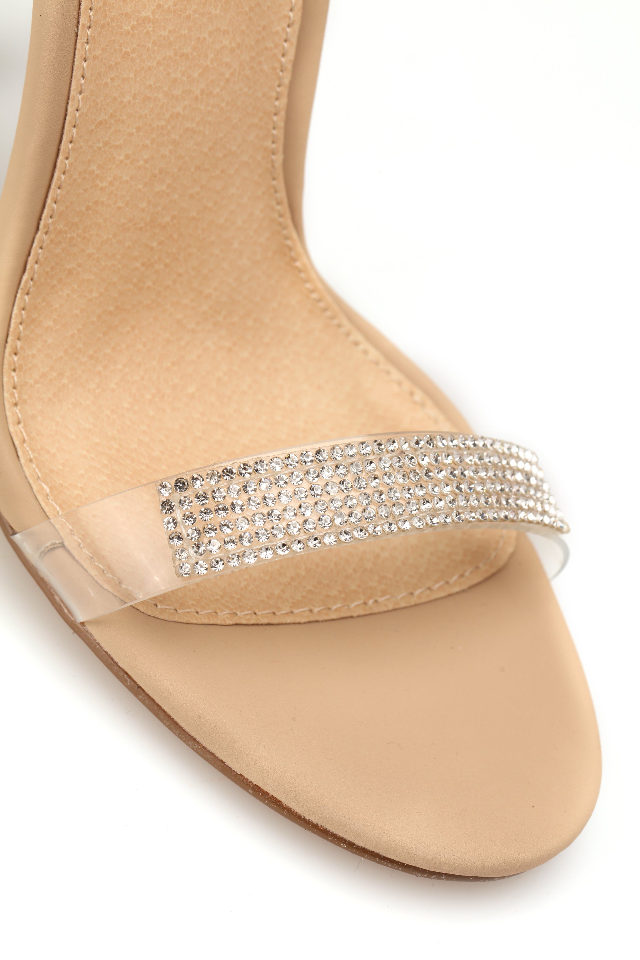 Truth Is Heeled Sandals - Nude sold by Fashion Nova product image thumbnail 3