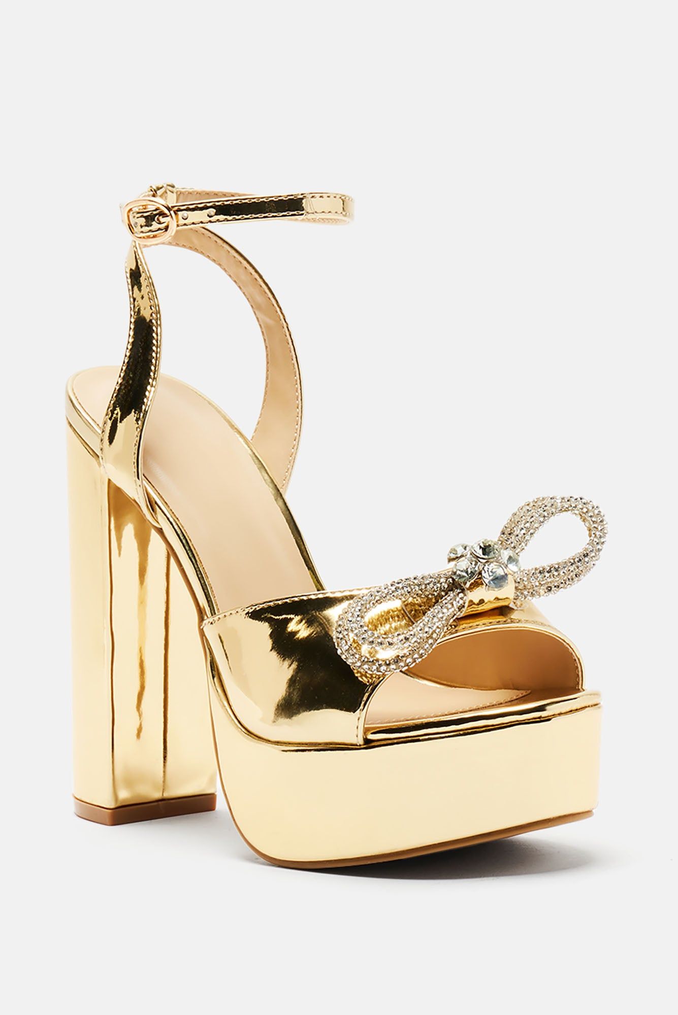 Angel Girl Platform Heels - Gold sold by Fashion Nova product image thumbnail 2
