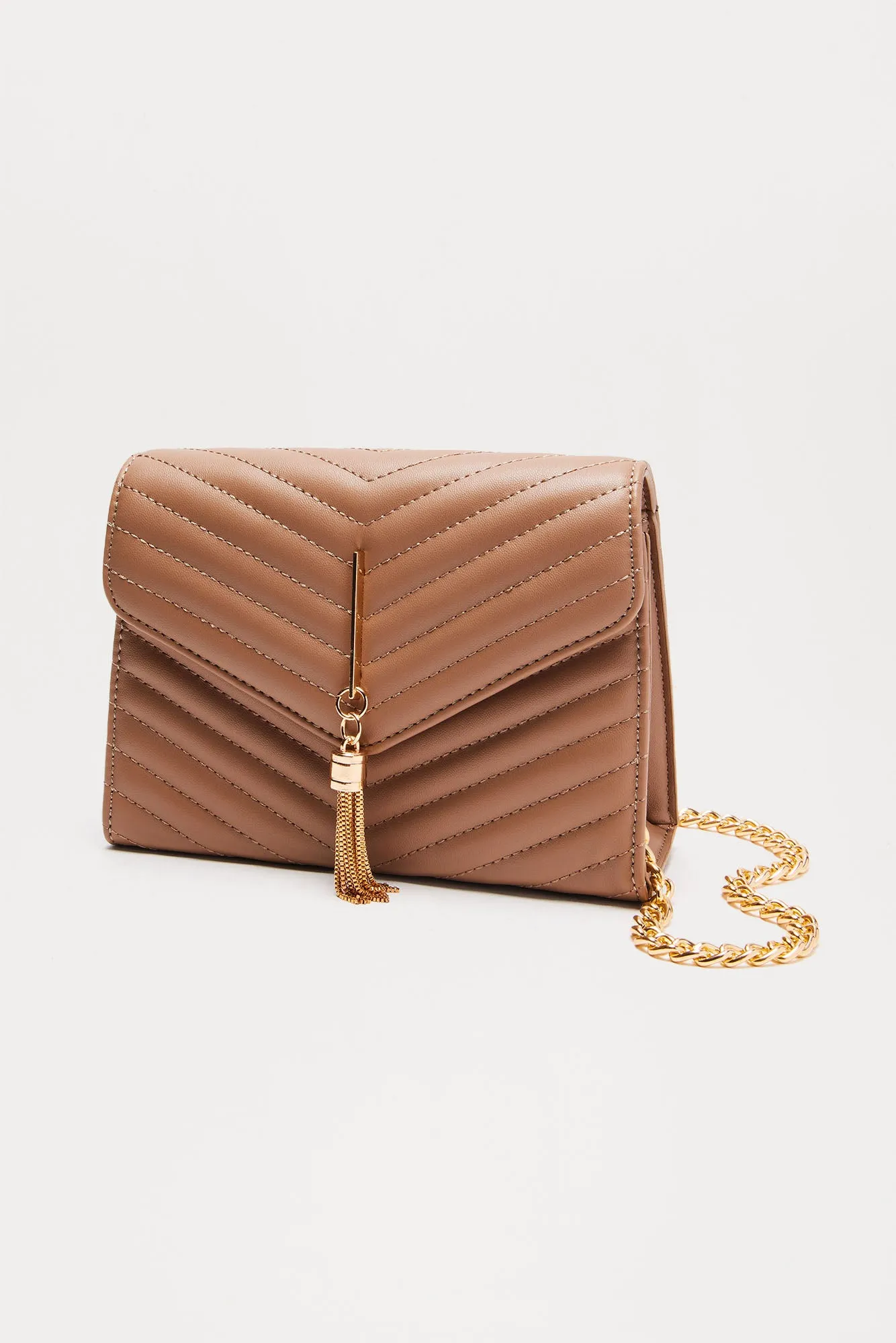 Sass In The City Crossbody Bag - Taupe sold by Fashion Nova product image thumbnail 3