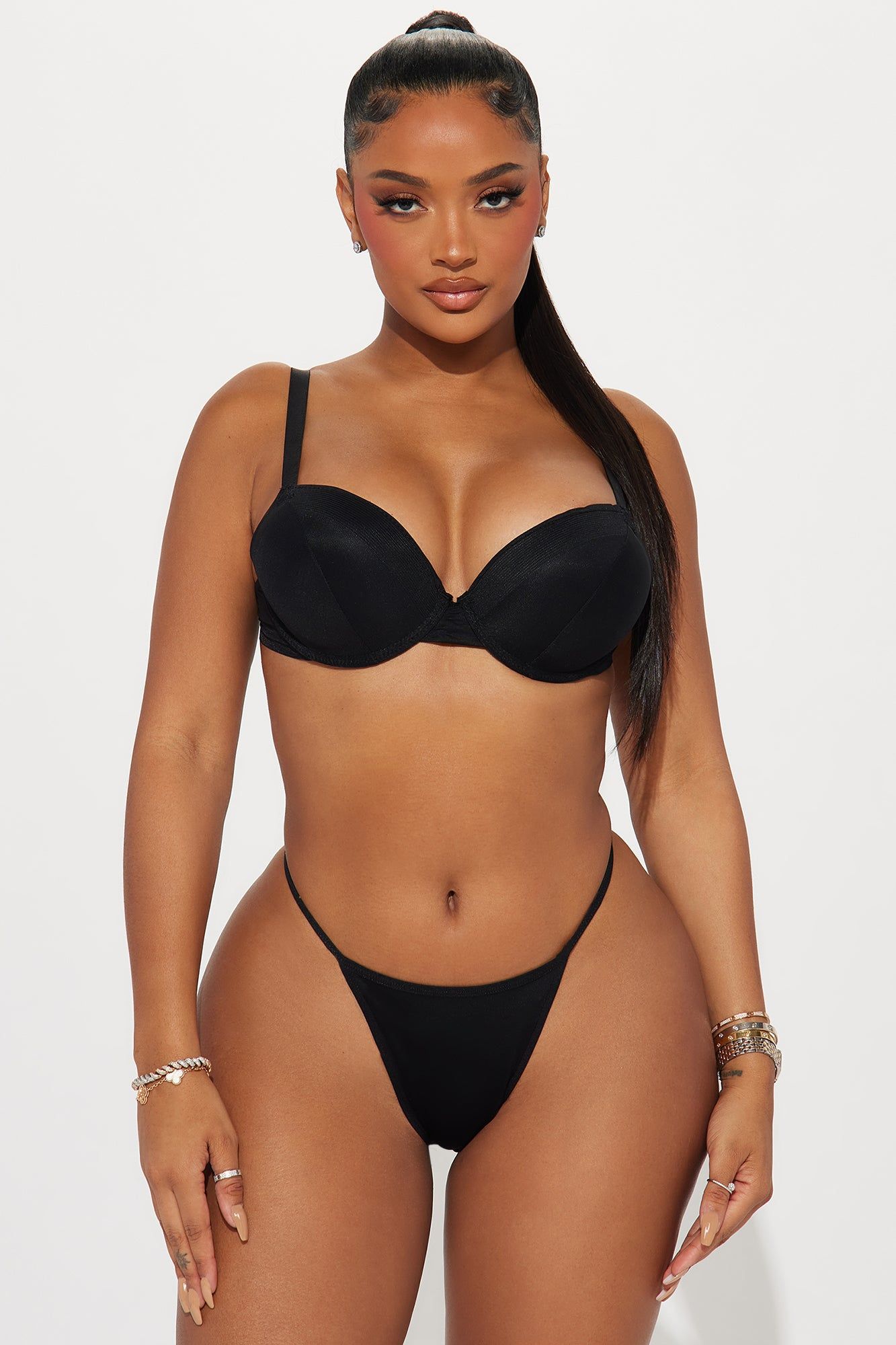 Hold Me Tight Push Up Bra - Black sold by Fashion Nova product image thumbnail 2